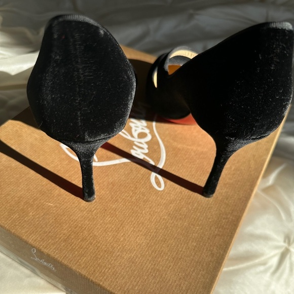 Christian Louboutin Black Heels with Embellishment - Picture 3 of 10